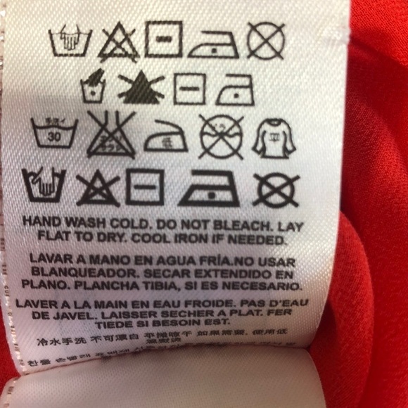 Guess Sheer Round Neck Blouse Medium - Picture 6 of 7